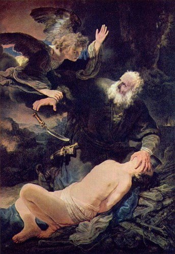 Rembrandt Sacrifice of Isaac